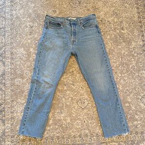 Classic Blue Straight Leg Women's Jeans